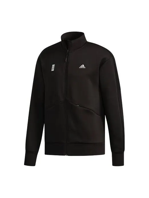 Куртка adidas Wj Tt Swt Martial Arts Logo Collar Jacket For Men Black — изображение 1 из 4, черный