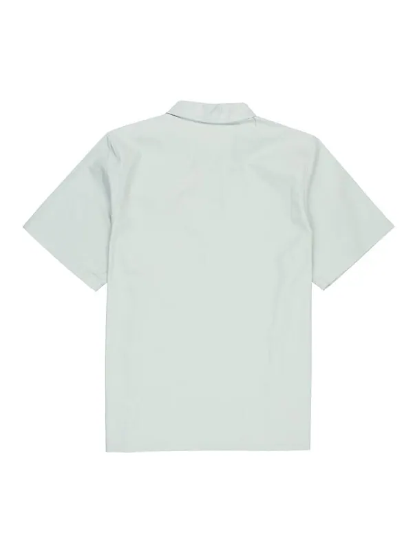 Футболка Men's Nike Half Zipper Solid Color Short Sleeve Aqua Blue Polo Shirt — изображение 2 из 4, мульти