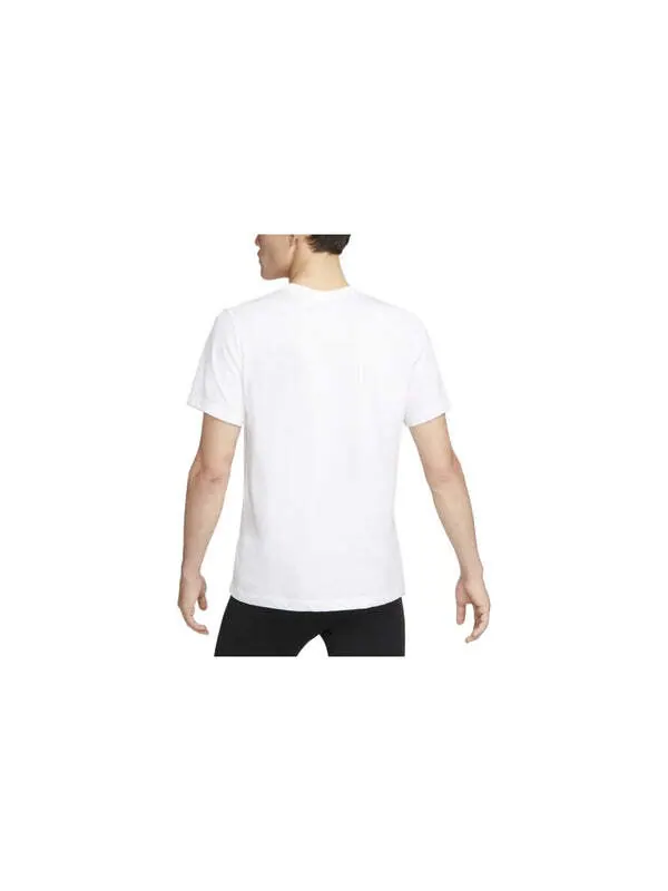 Футболка Men's Nike Landscape Alphabet Printing Round Neck Pullover Straight Short Sleeve White — изображение 2 из 3, мульти
