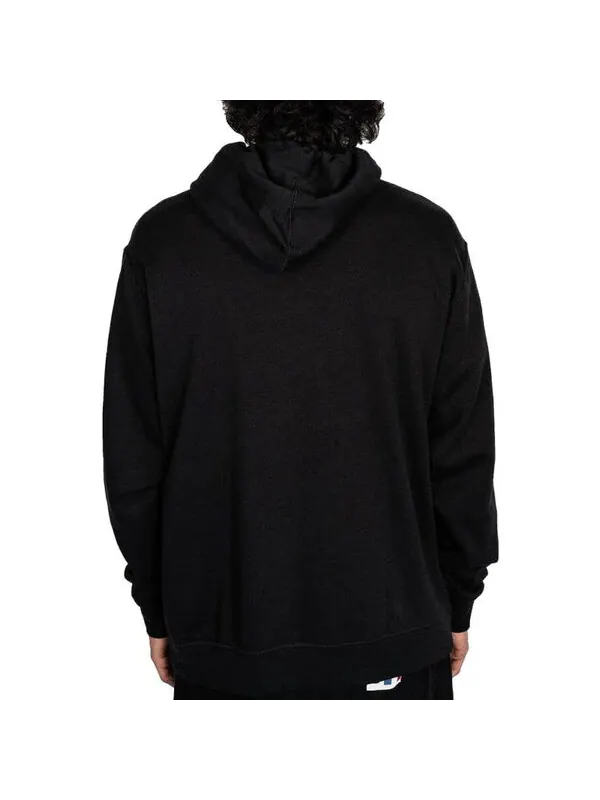 Толстовка NIKE Sportswear Swoosh League Fleece Pullover Hoodie 'Black' — изображение 3 из 3, черный/белый