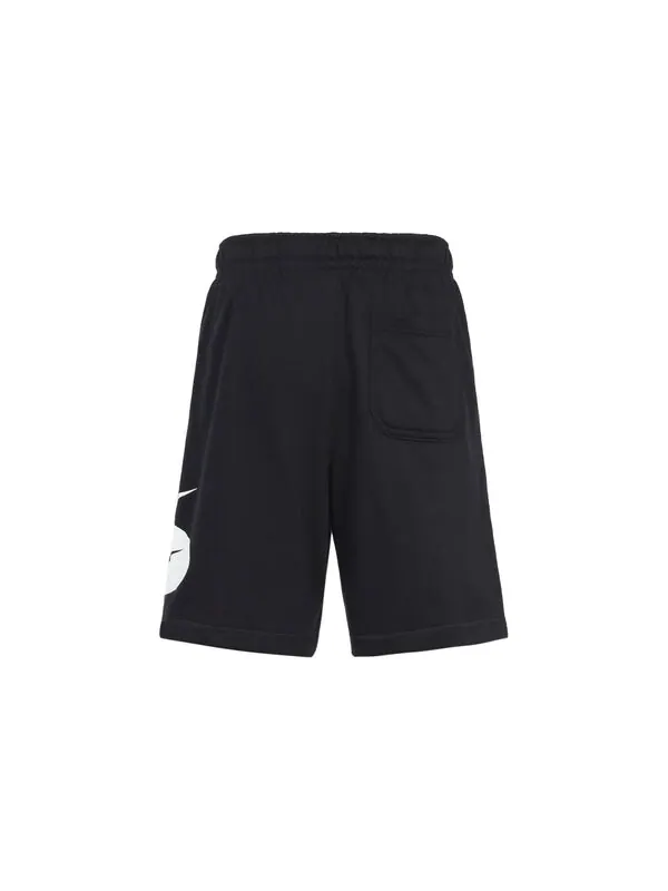 Шорты sportswear contrasting colors logo loose lacing casual shorts black Nike — изображение 3 из 4, мульти