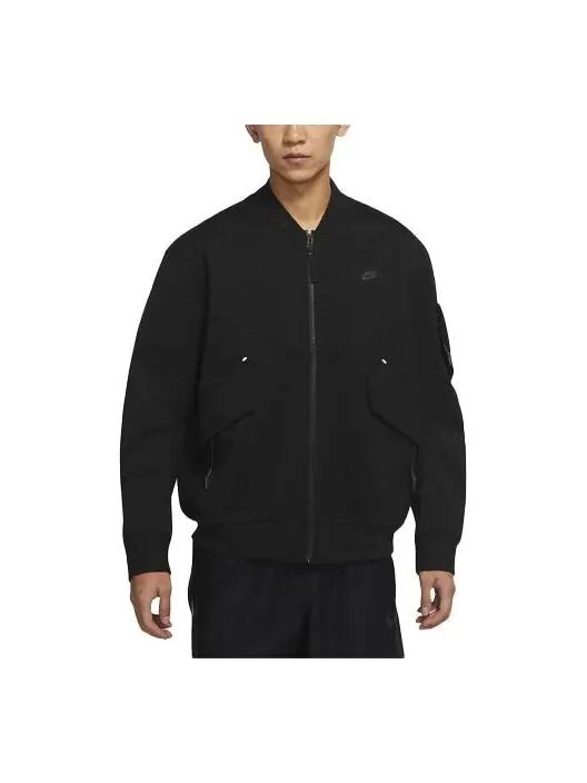 Куртка Nike Sportswear Storm-fit Tech Pack Unlined Loose Zipper Jacket Black — изображение 1 из 3, черный