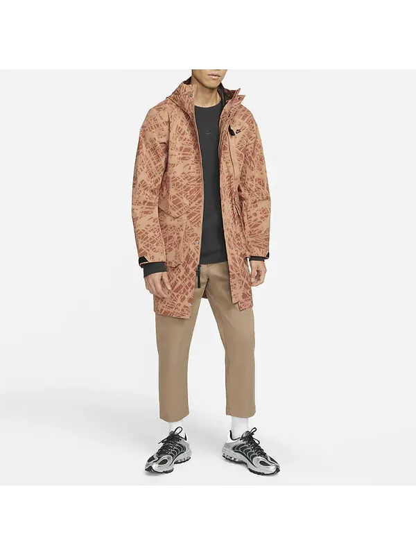 Куртка Nike Storm-fit Adv Tech Pack Casual Sports hooded Long Sleeves Jacket Yellow — изображение 3 из 4, желтый