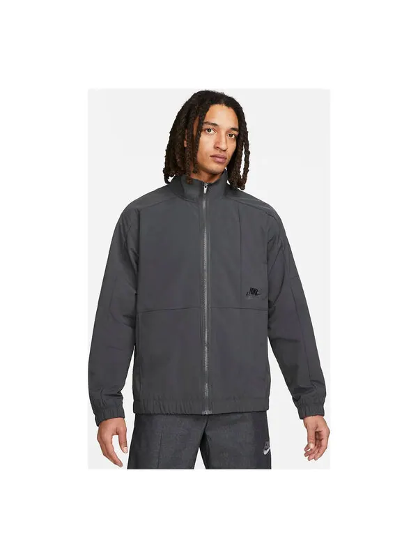 Куртка Nike Sportswear Revival Woven Tracksuit Jacket 'Grey' — изображение 3 из 4, серый