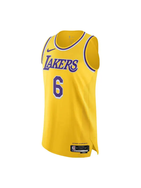 Майка Nike x NBA Lakers LeBron James Jerseys 'Yellow' — изображение 1 из 2, желтый