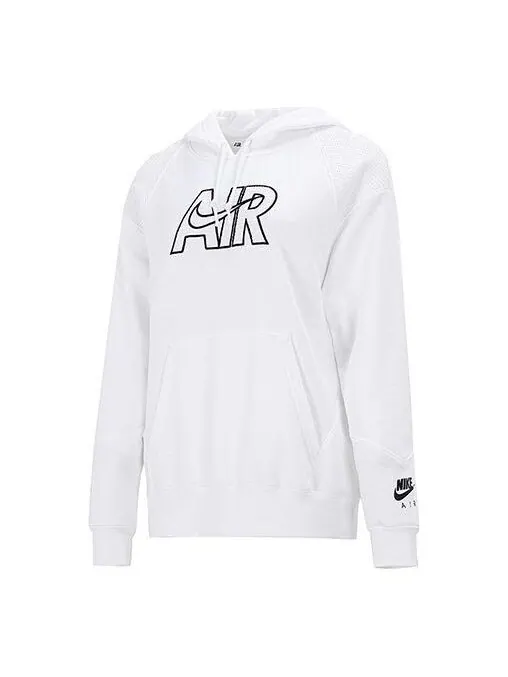 Свитера, как nsw air флисовый пуловер с капюшоном Nike — изображение 1 из 4, белый