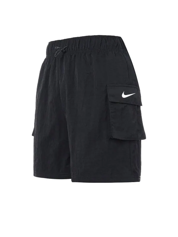 Шорты спортивная одежда основные шорты Nike — изображение 1 из 4, черный/белый