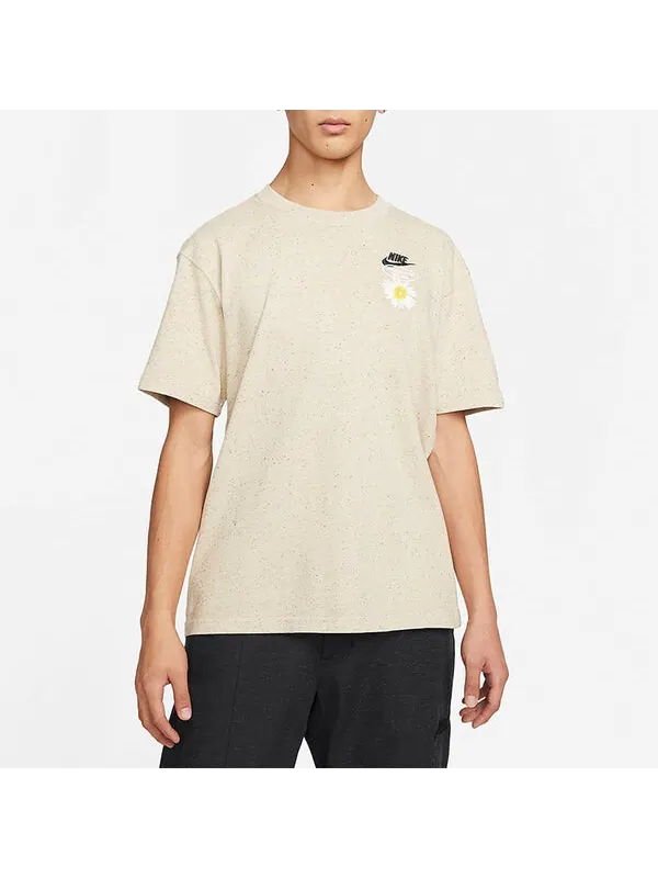 Футболка Men's Nike Loose Knit Retro Daisy Printing Short Sleeve T-Shirt — изображение 3 из 4, мульти