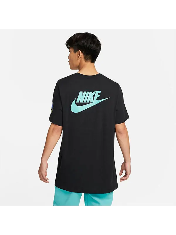 Футболка Nike Have A Nike Day T-Shirt 'Black' — изображение 2 из 4, черный/синий