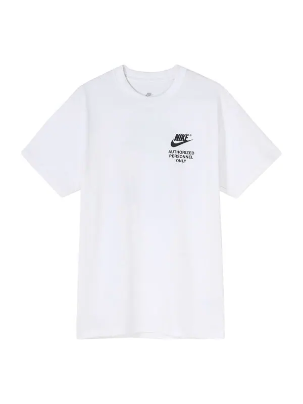 Футболка Nike Printing Alphabet Logo Round Neck Cotton Short Sleeve White — изображение 1 из 4, мульти