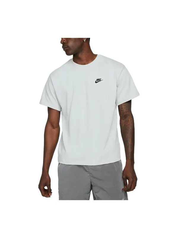 Футболка Nike Sportswear Logo T-Shirt 'Grey' — изображение 1 из 2, серый