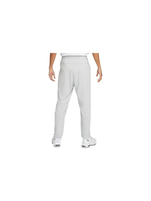 Брюки men's solid color logo training fleece bundle feet sports pants/trousers/joggers gray Nike — изображение 2 из 2, мульти