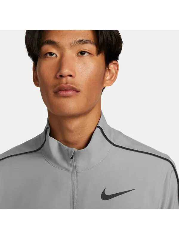 Куртка Nike Dri-Fit Team Woven Jacket 'Grey' — изображение 2 из 3, серый