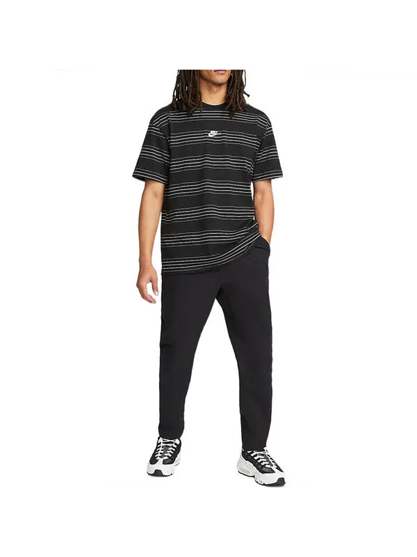 Брюки men's sportswearcommuter elastic waistband woven solid color sports pants black Nike — изображение 4 из 4, мульти