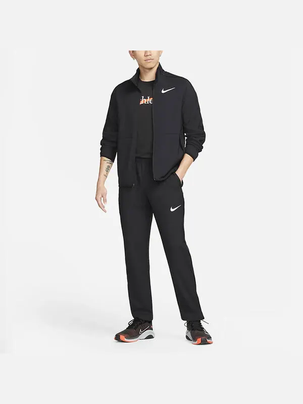 Брюки men's dri-fit team solid color logo straight sports pants/trousers/joggers black Nike — изображение 2 из 4, мульти