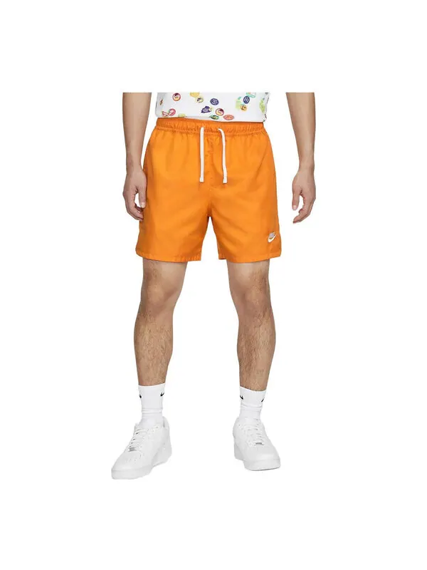 Брюки sportswear sport essentials woven lined flow shorts 'orange' Nike — изображение 1 из 2, оранжевый/белый