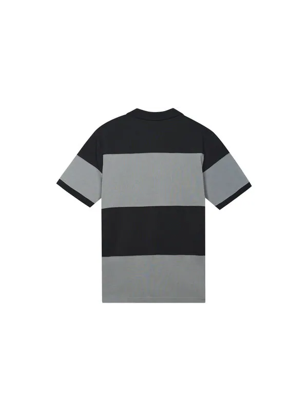 Футболка Nike Sportswear Essential Polo Shirt 'Black Smoke Grey' — изображение 2 из 4, мульти
