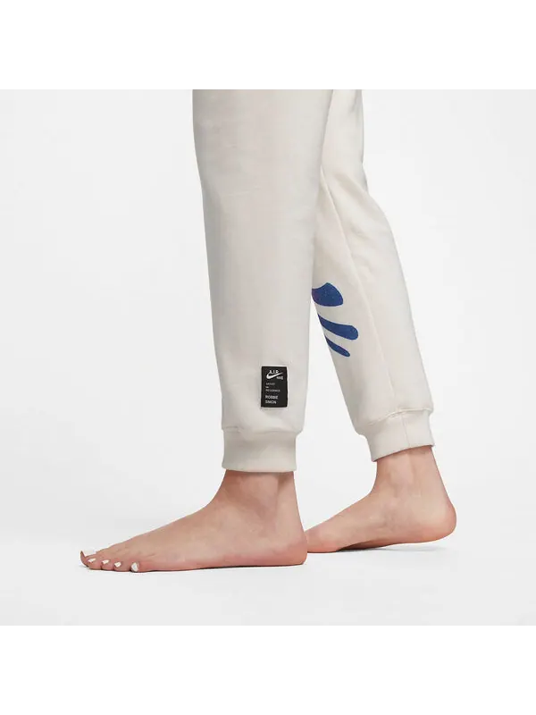 Штаны yoga luxe air 7 8 с высокой посадкой спортивные штаны Nike — изображение 4 из 4, бежевый