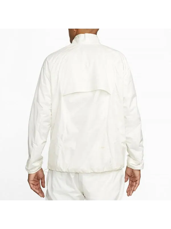 Куртка x nocta drake solid color zipper stand collar jacket 'white' Nike — изображение 4 из 4, белый