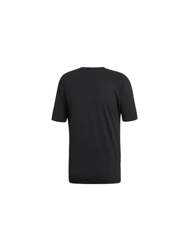 Футболка sports round neck z.n.e. tee 'black white' Adidas — изображение 2 из 4, черный