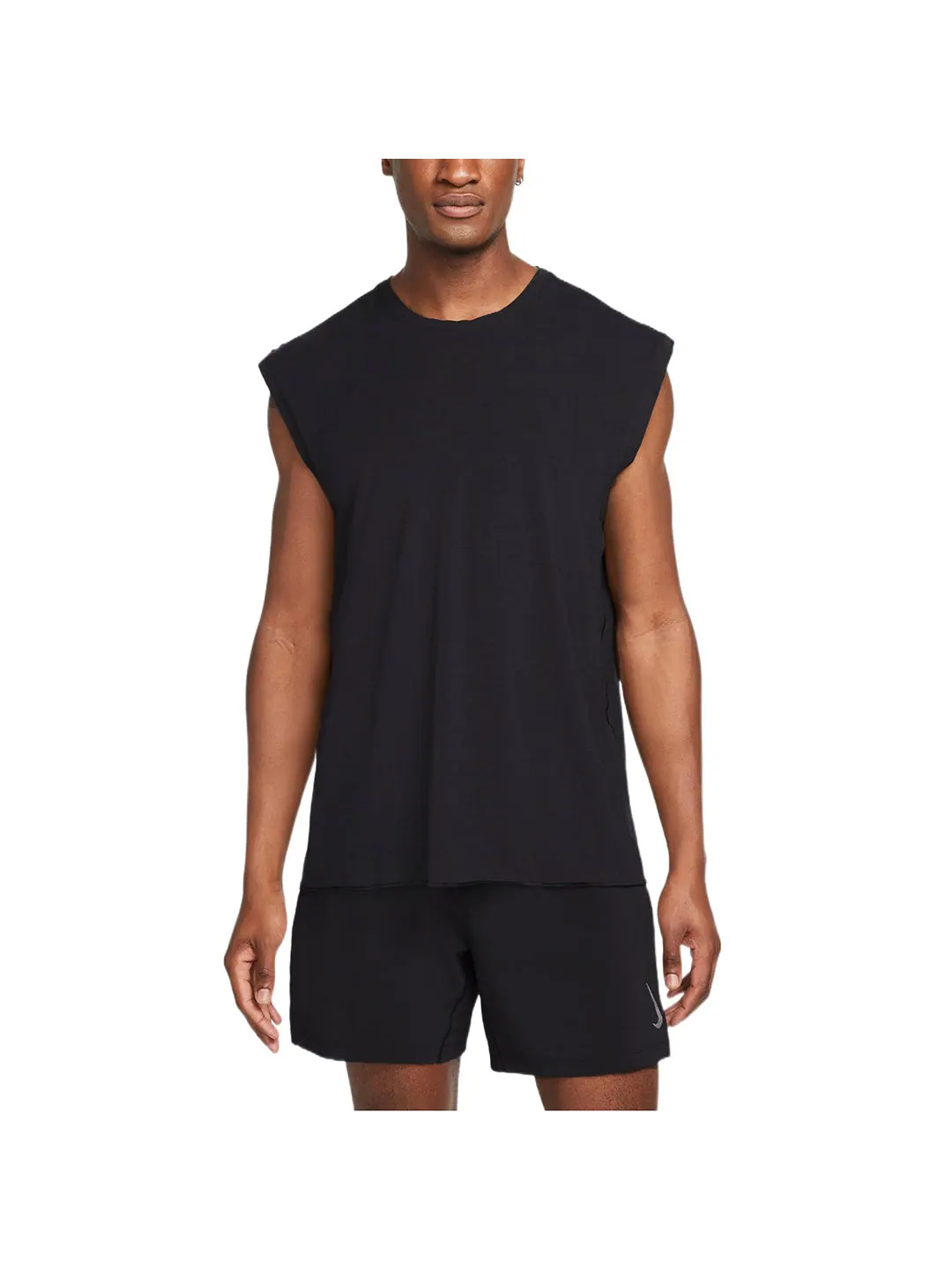 Жилет Men's Nike Solid Color Round Neck Pullover Sleeveless Vest Black — изображение 4 из 5, мульти