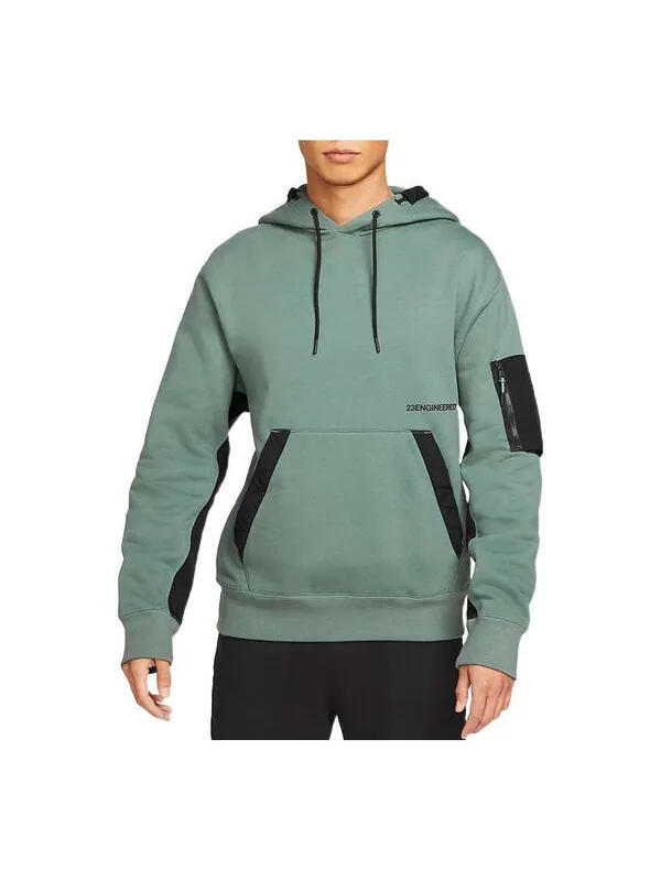 Толстовка Air Jordan 23 Engineered Pullover Hoodies 'Green' — изображение 1 из 2, зеленый