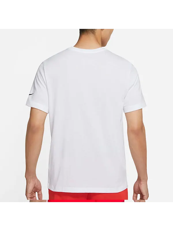 Футболка men's nk df great unity ss tee2 leisure sports letter print short sleeve men's white Nike — изображение 4 из 4