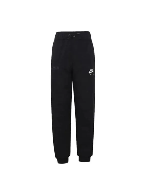 Брюки reflective logo printing bundle feet sports pants/trousers/joggers boy black Nike — изображение 1 из 1, черный