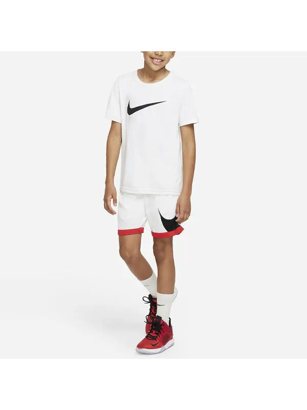 Шорты dri fit баскетбольные шорты Nike — изображение 2 из 4, белый/мульти