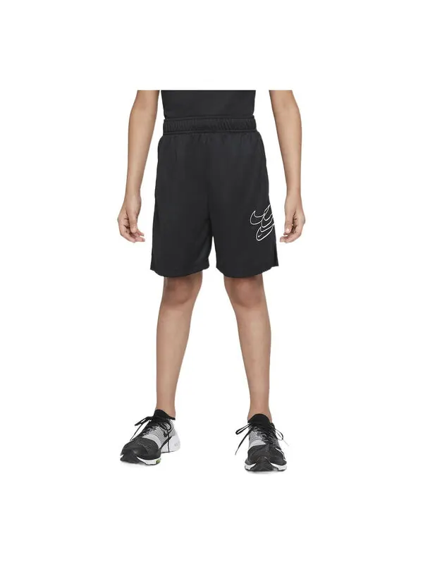 Шорты (PS) Nike Dri-Fit Training Shorts 'Black' — изображение 1 из 4, черный/мульти