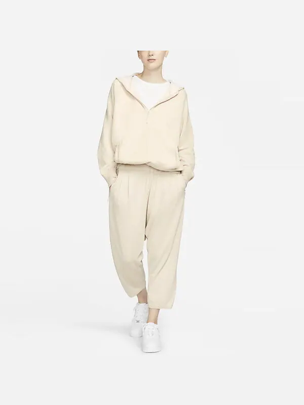 Свитер solid color knit hoodie yellow Nike — изображение 3 из 3, желтый