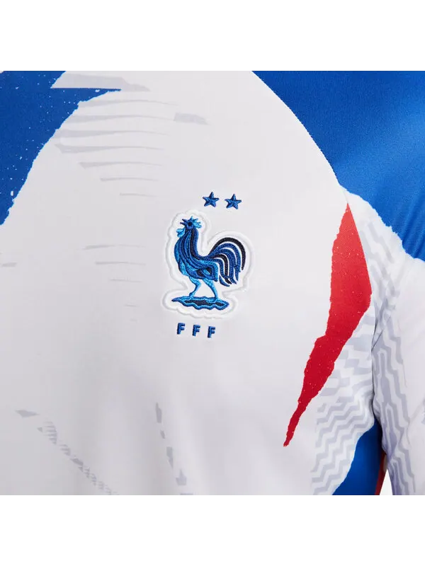 Футболка Франция dri fit длинный рукав предматчевый топ Nike — изображение 4 из 4, белый/синий/красный