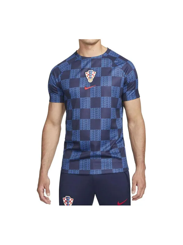 Футболка dri fit pre-match футбольный топ Nike — изображение 1 из 4, синий