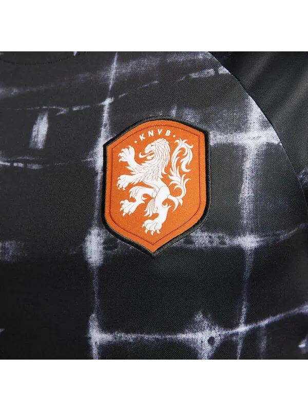Футболка сборной Нидерландов предматчевая тренировочная футболка Nike — изображение 3 из 3, черный