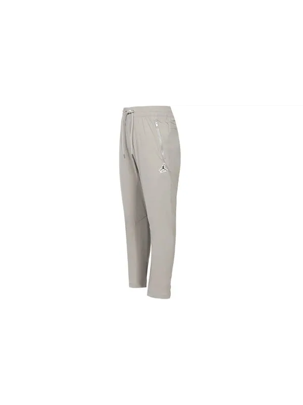 Брюки men's statement essentials solid color alphabet embroidered casual pants/trousers gray Air Jordan — изображение 2 из 4