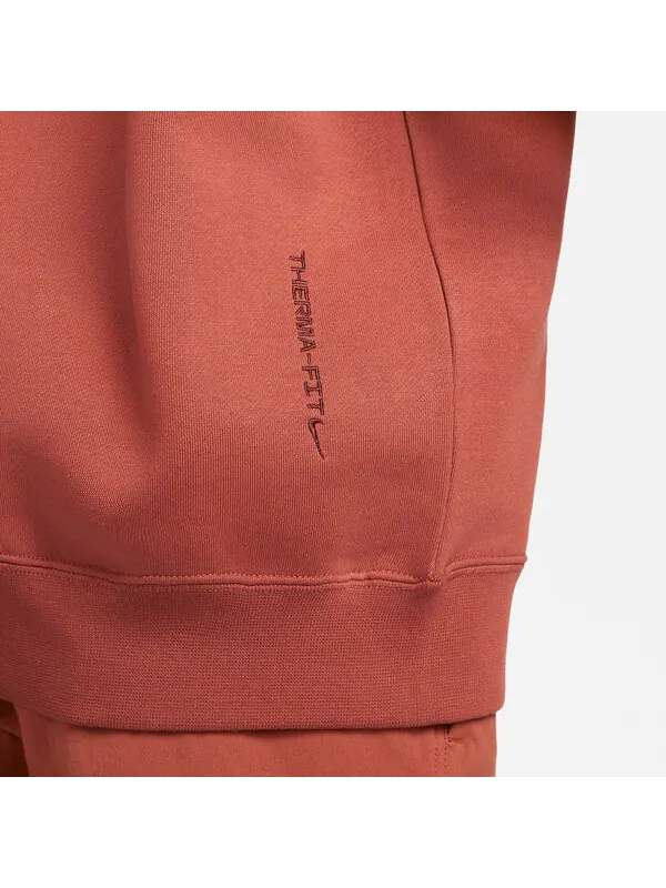 Рубашка acg therma fit crew флисовая толстовка Nike — изображение 3 из 4, серый