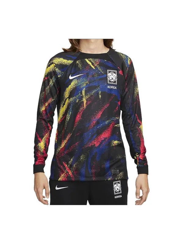 Футболка Корея dri fit стадион выездная ls майка Nike — изображение 1 из 3, черный