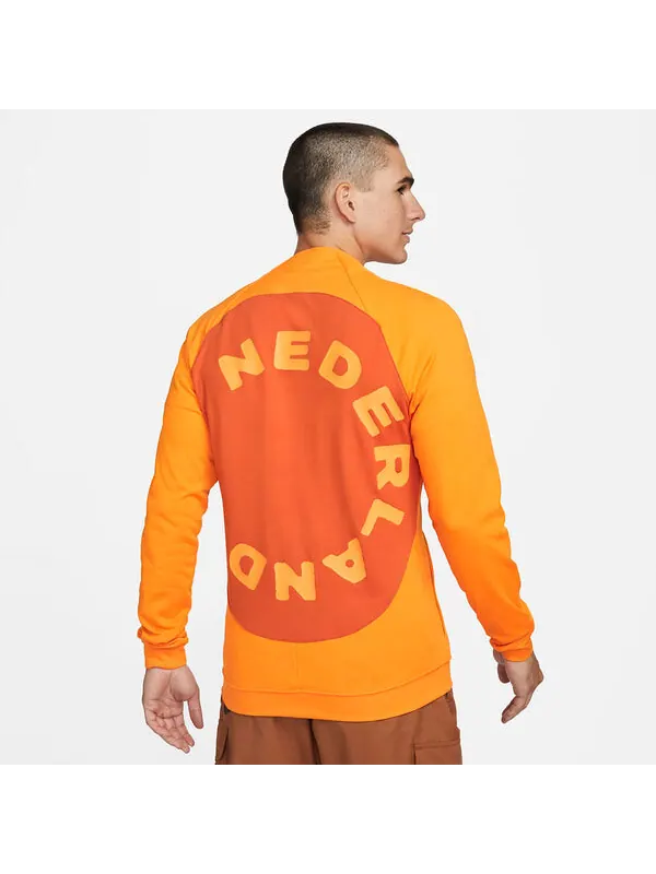 Куртка 2022 23 holland academy pro knit футбольная куртка Nike — изображение 2 из 4, оранжевый/мульти