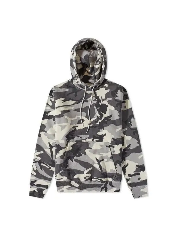 Куртка Nike Solo Swooh Hoodie 'Camo' — изображение 1 из 4, серый/белый/мульти