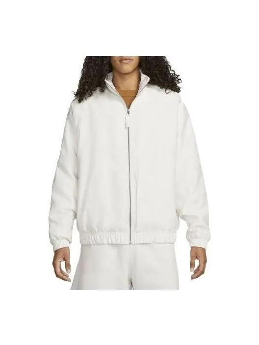 Куртка NikeLab Solo Swoosh Satin Bomber Jacket Asia Sizing 'Phantom White' — изображение 1 из 3, белый