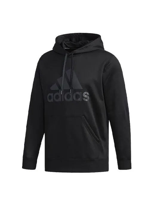 Толстовка Adidas Essential Sweatshirt Hoodie 'Black' — изображение 1 из 4, черный