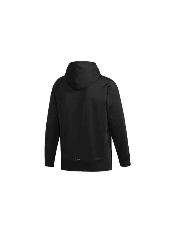 Толстовка Adidas Essential Sweatshirt Hoodie 'Black' — изображение 2 из 4, черный