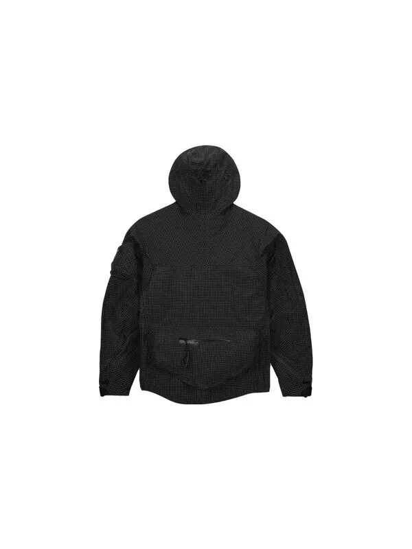 Куртка x off-white hooded pocket jacket 'black' Nike — изображение 2 из 2, черный