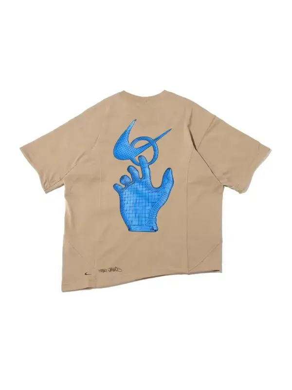 Футболка OFF-WHITE x Nike Tee Khaki — изображение 4 из 4, хаки