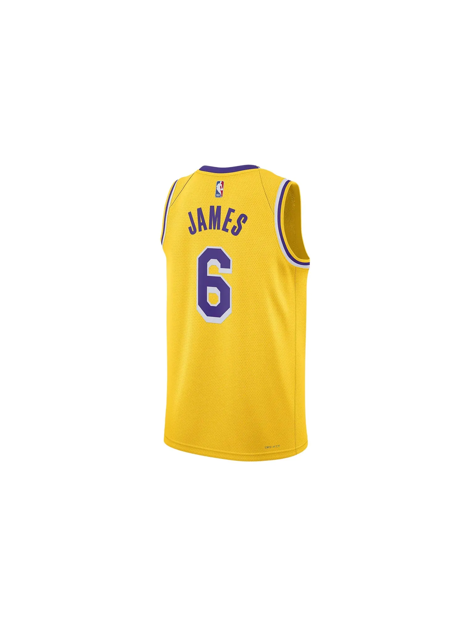 Джерси Nike Los Angeles Lakers Icon Edition 2022/23 Swingman Jersey 'LeBron James' — изображение 2 из 2, желтый