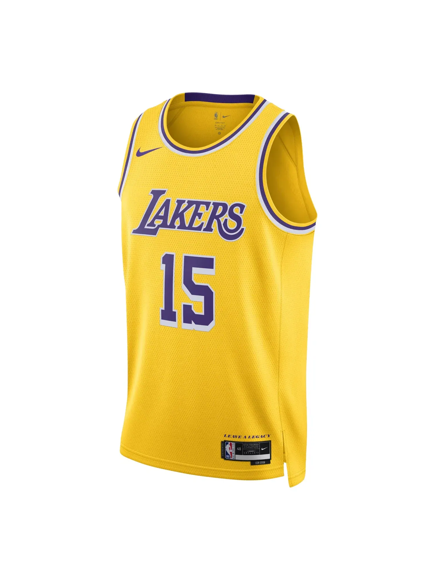 Мужская баскетбольная джерси Nike NBA Austin Reaves Los Angeles Lakers 2024/25 Icon Swingman #15 — изображение 1 из 3, желтый