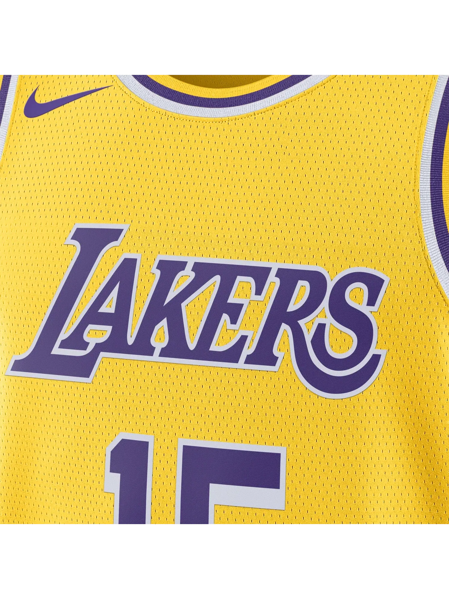 Мужская баскетбольная джерси Nike NBA Austin Reaves Los Angeles Lakers 2024/25 Icon Swingman #15 — изображение 3 из 3, желтый