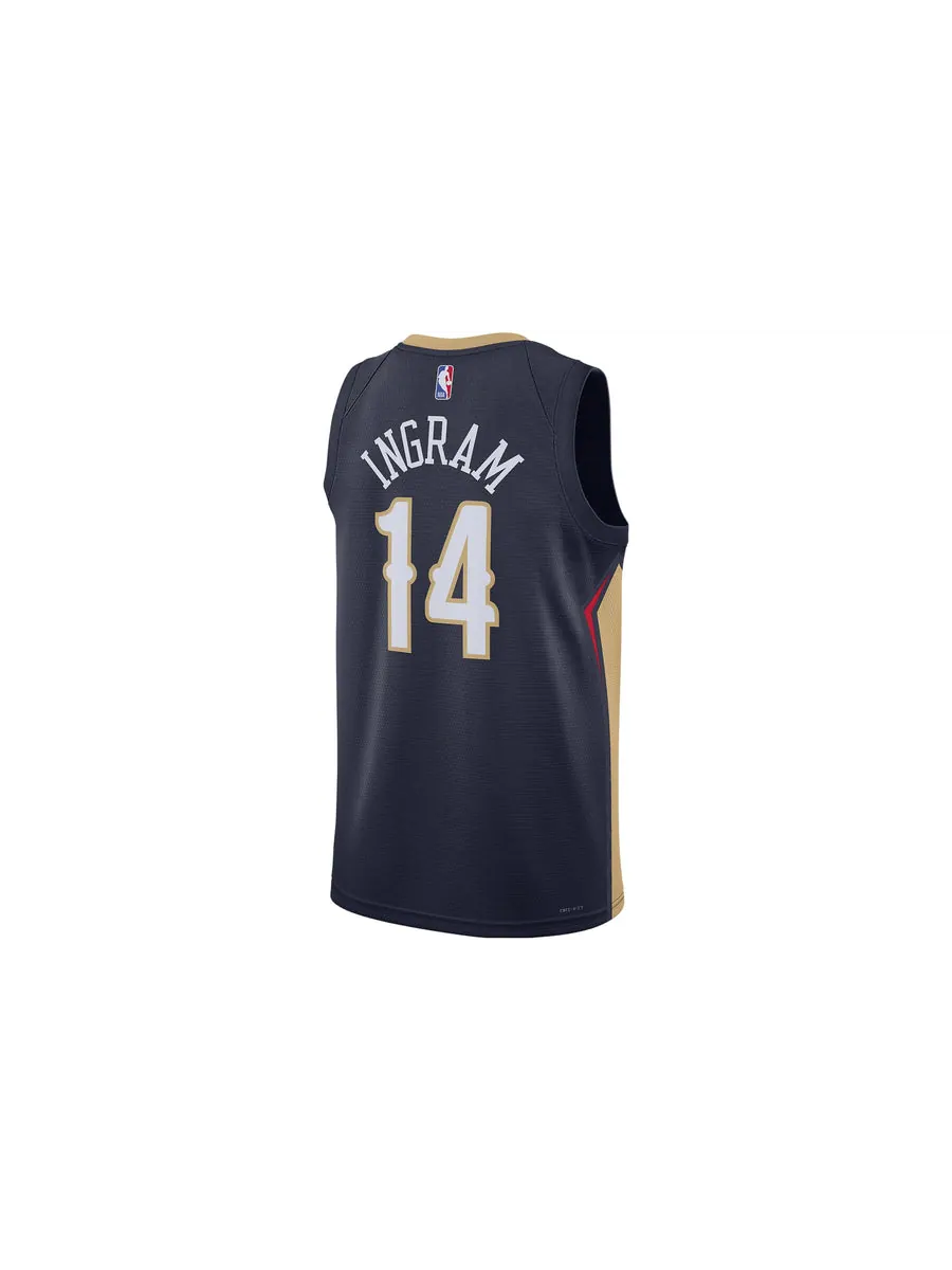 Джерси Nike NBA Brandon Ingram New Orleans Pelicans Icon Edition 2022/23 Swingman Jersey #14 — изображение 2 из 2