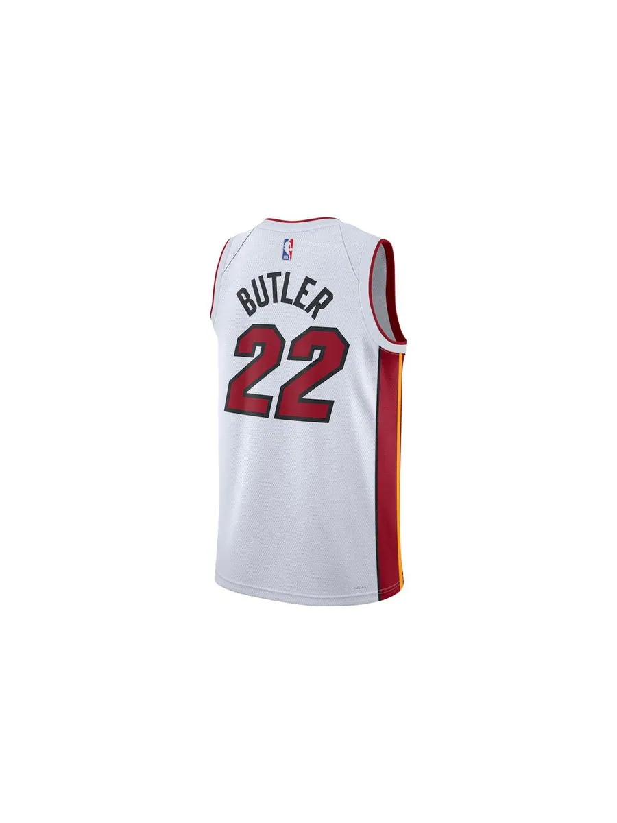Джерси Nike Dri-FIT NBA Miami Heat Jimmy Butler Association Edition 2022/23 Swingman Jersey — изображение 2 из 2, белый