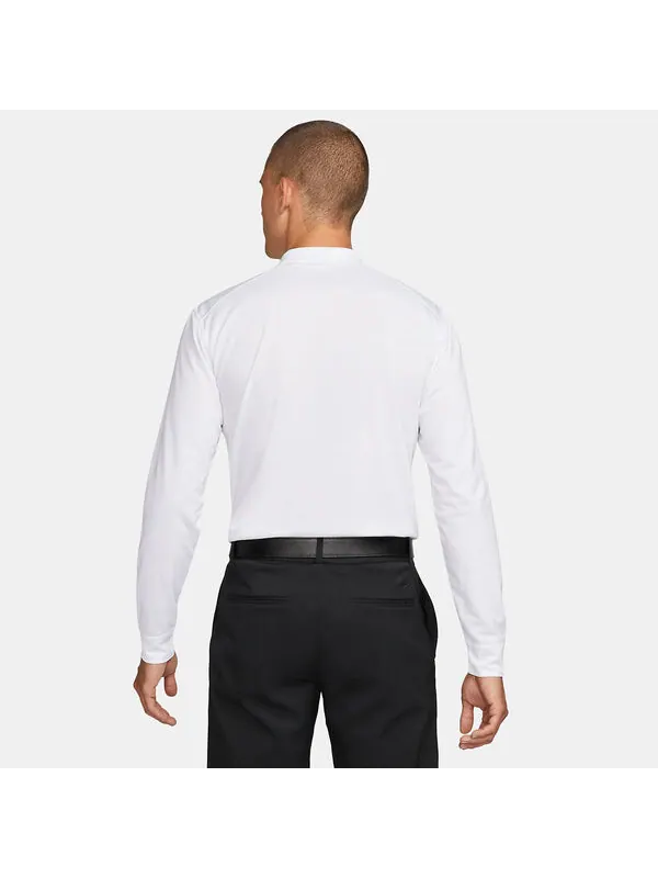 Рубашка поло dri fit victory с длинным рукавом Nike — изображение 2 из 2, белый
